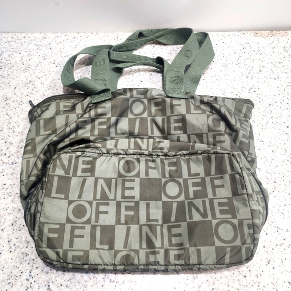 Offline by Aerie Spellout Tote/Gym Bag - Picture 2 of 5